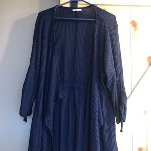 Maurice’s navy cardigan 3/4 sleeve
